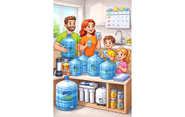 Запас чистой воды для семьи: сколько нужно на сутки, 3 дня и неделю